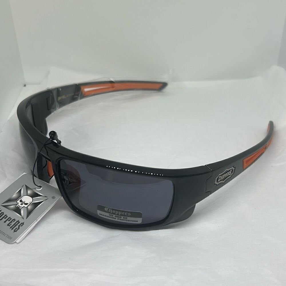 Choppers Model 6765 Wrap Sunglasses UV400 Protection Men’s Biker Style